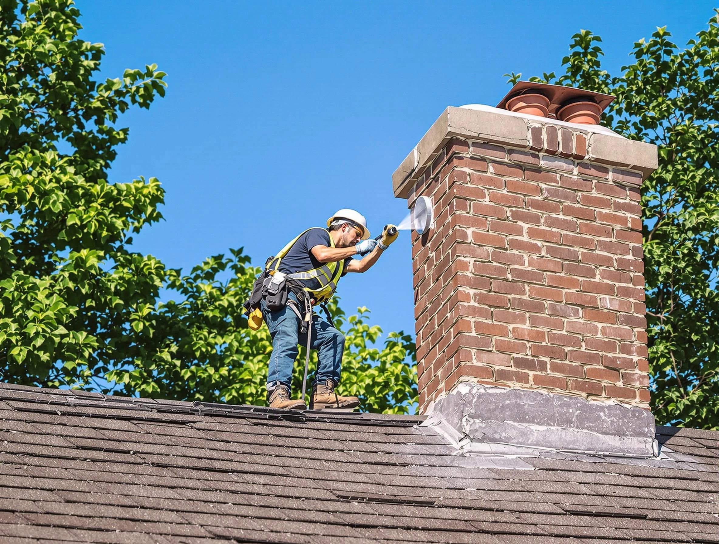 Westfield Chimney Sweep performing an inspection with advanced tools in Westfield, NJ