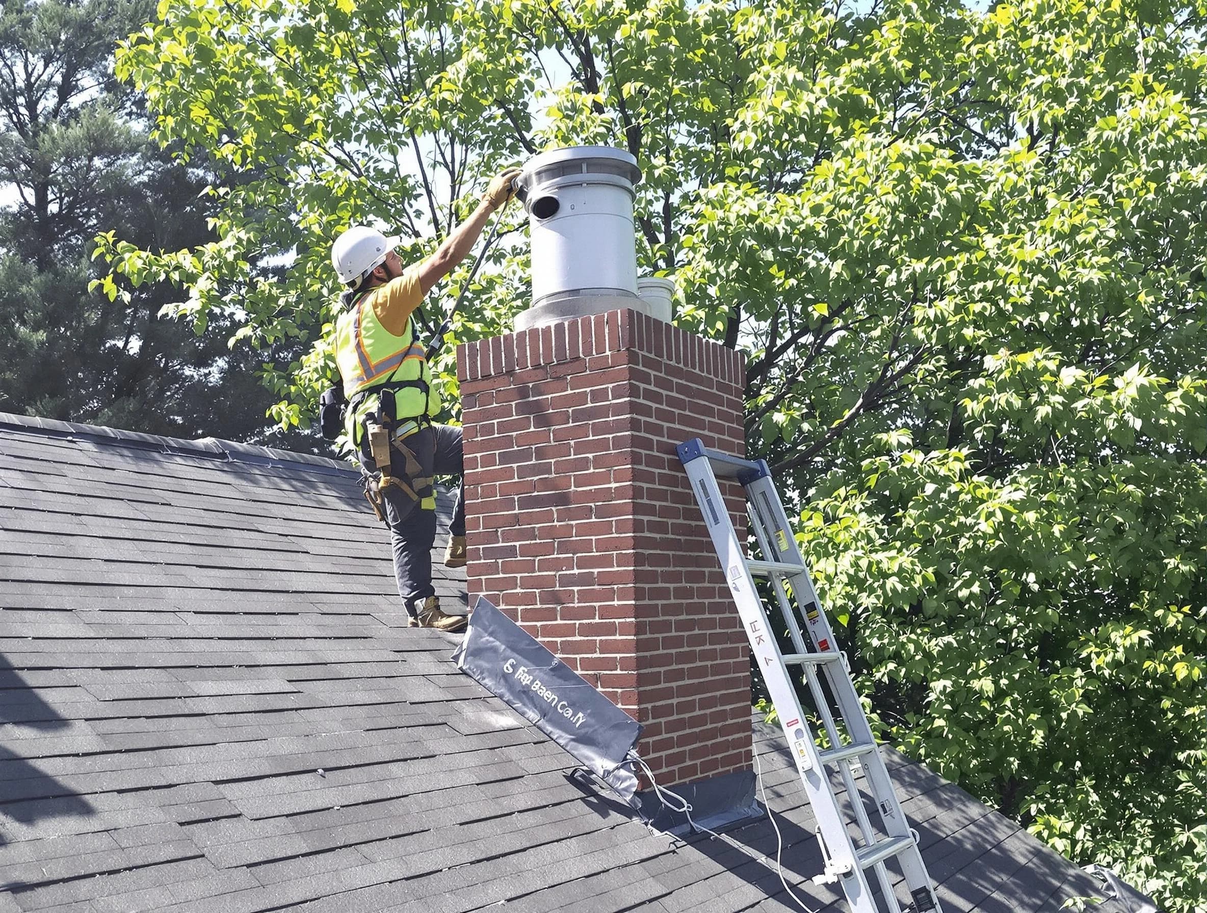 Chimney liner inspection by Westfield Chimney Sweep in Westfield, NJ