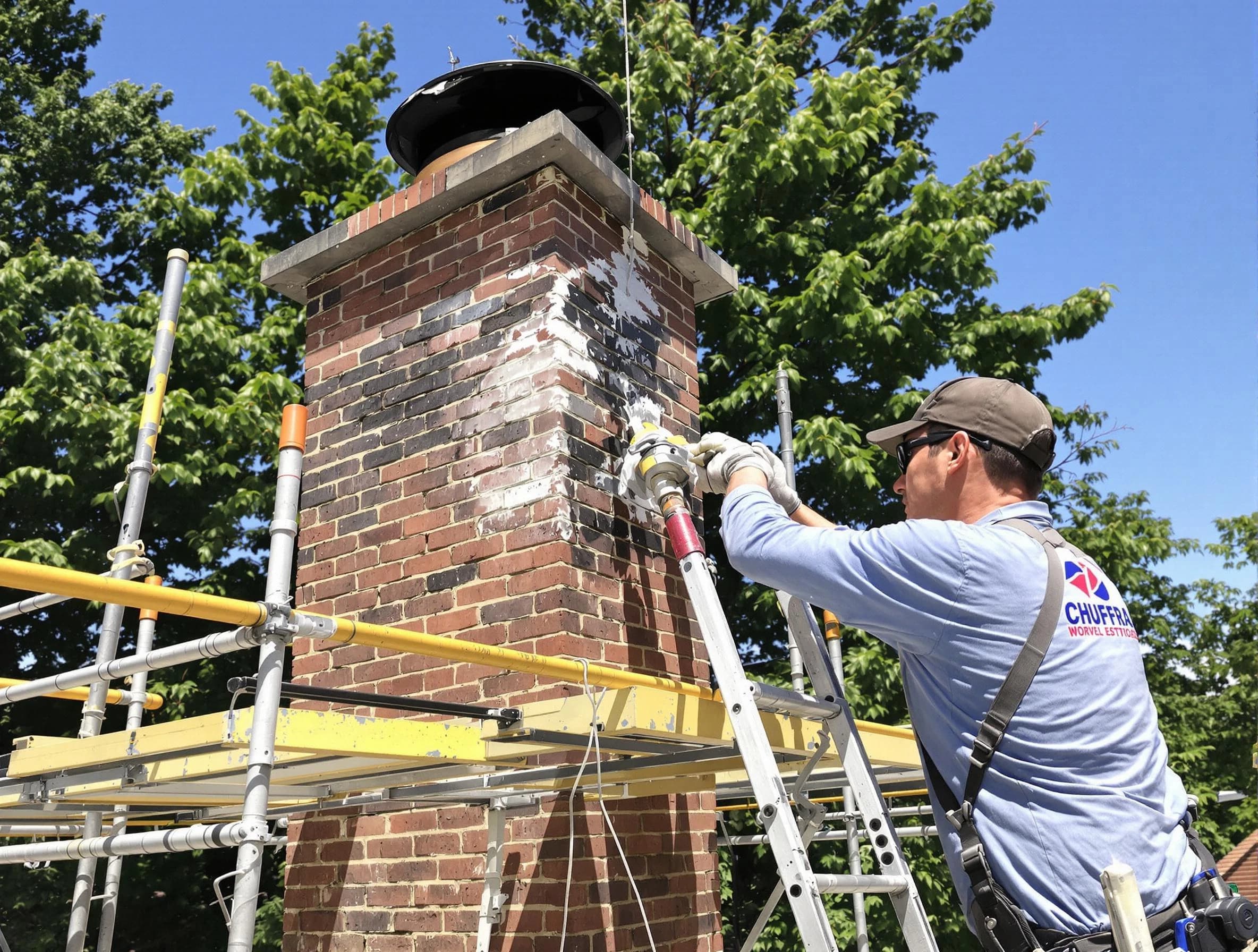 Structural chimney repair by Westfield Chimney Sweep in Westfield, NJ