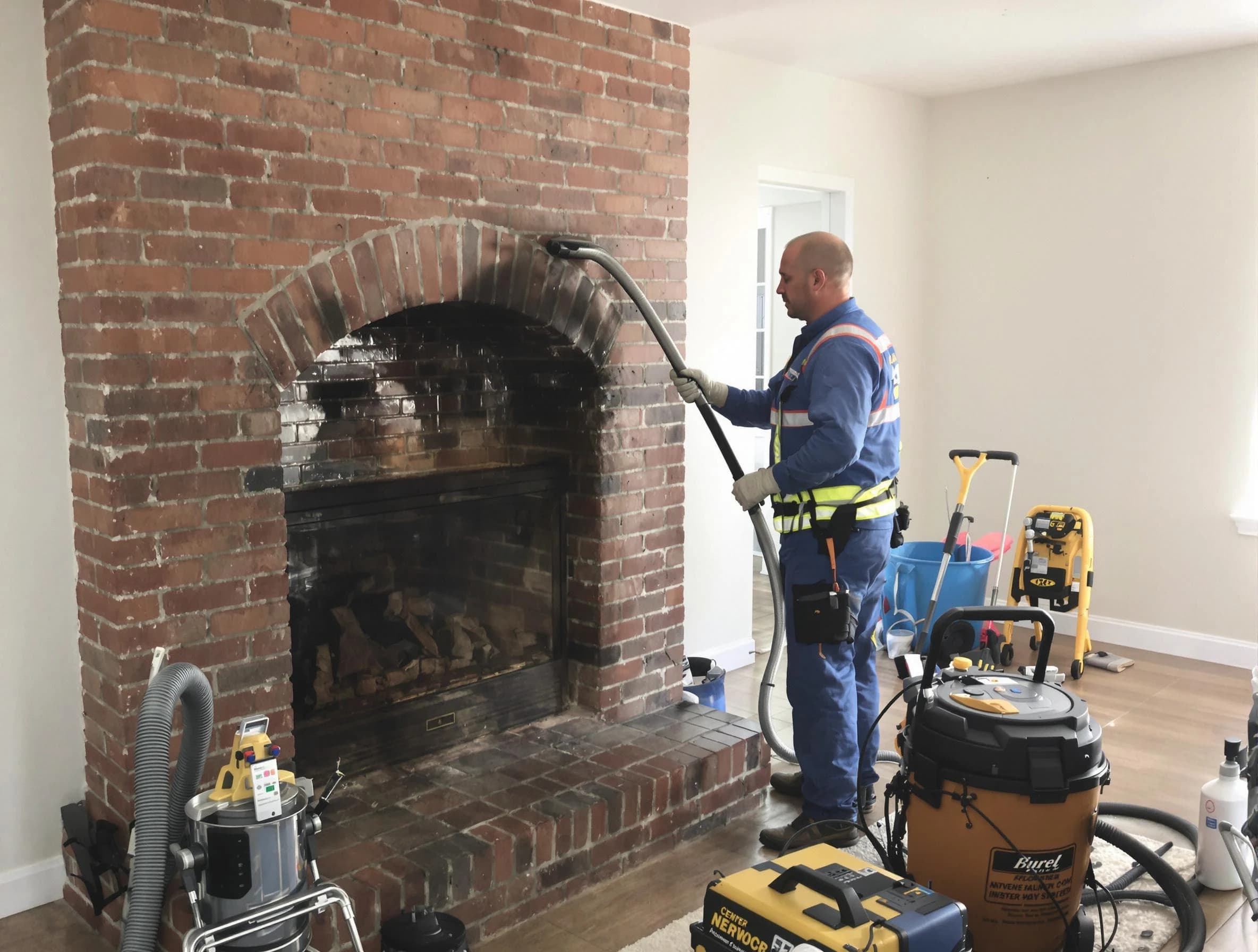 Westfield Chimney Sweep expert performing detailed chimney sweep in Westfield, NJ