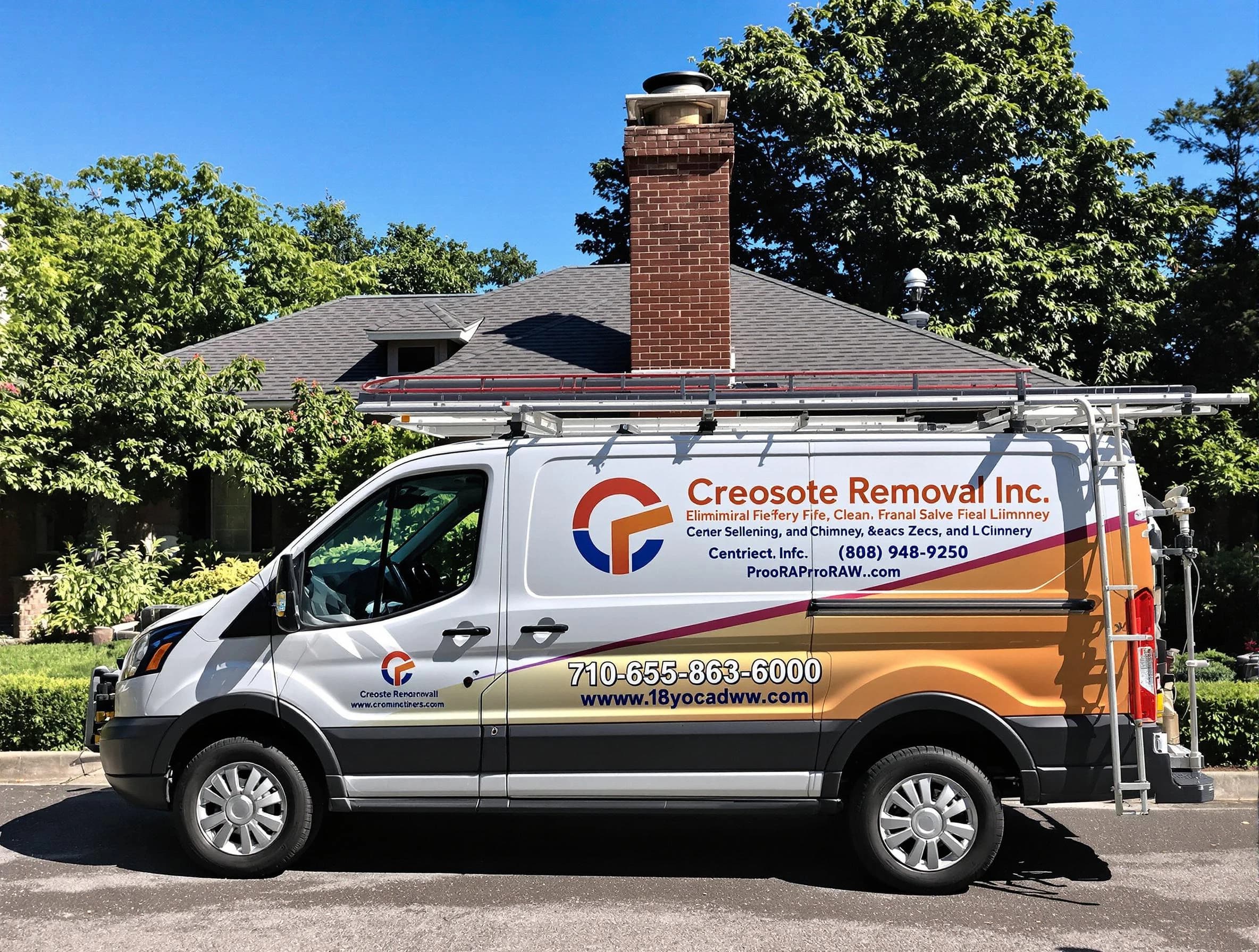 Westfield Chimney Sweep technician removing creosote safely in Westfield, NJ