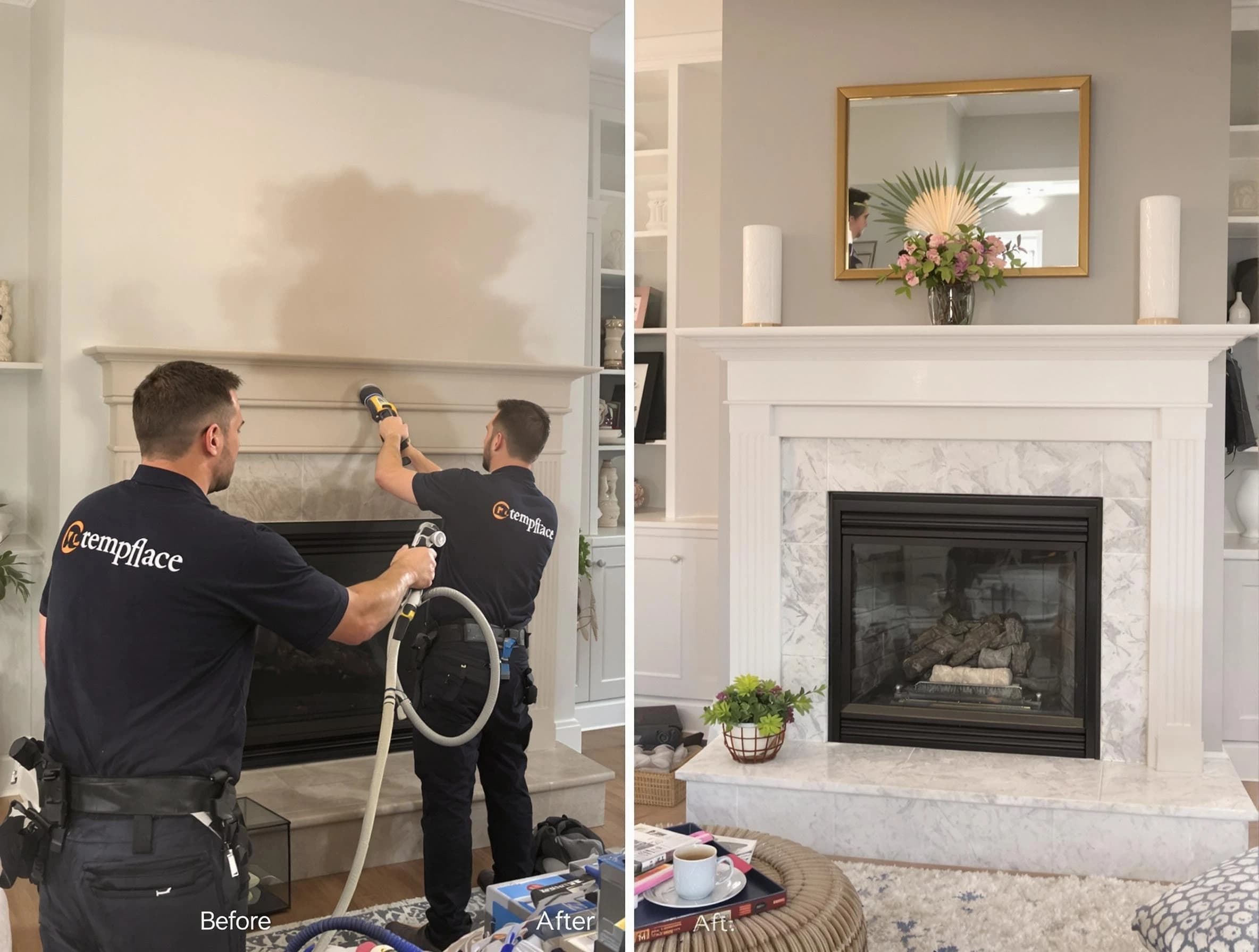 Professional soot removal by Westfield Chimney Sweep team in Westfield, NJ